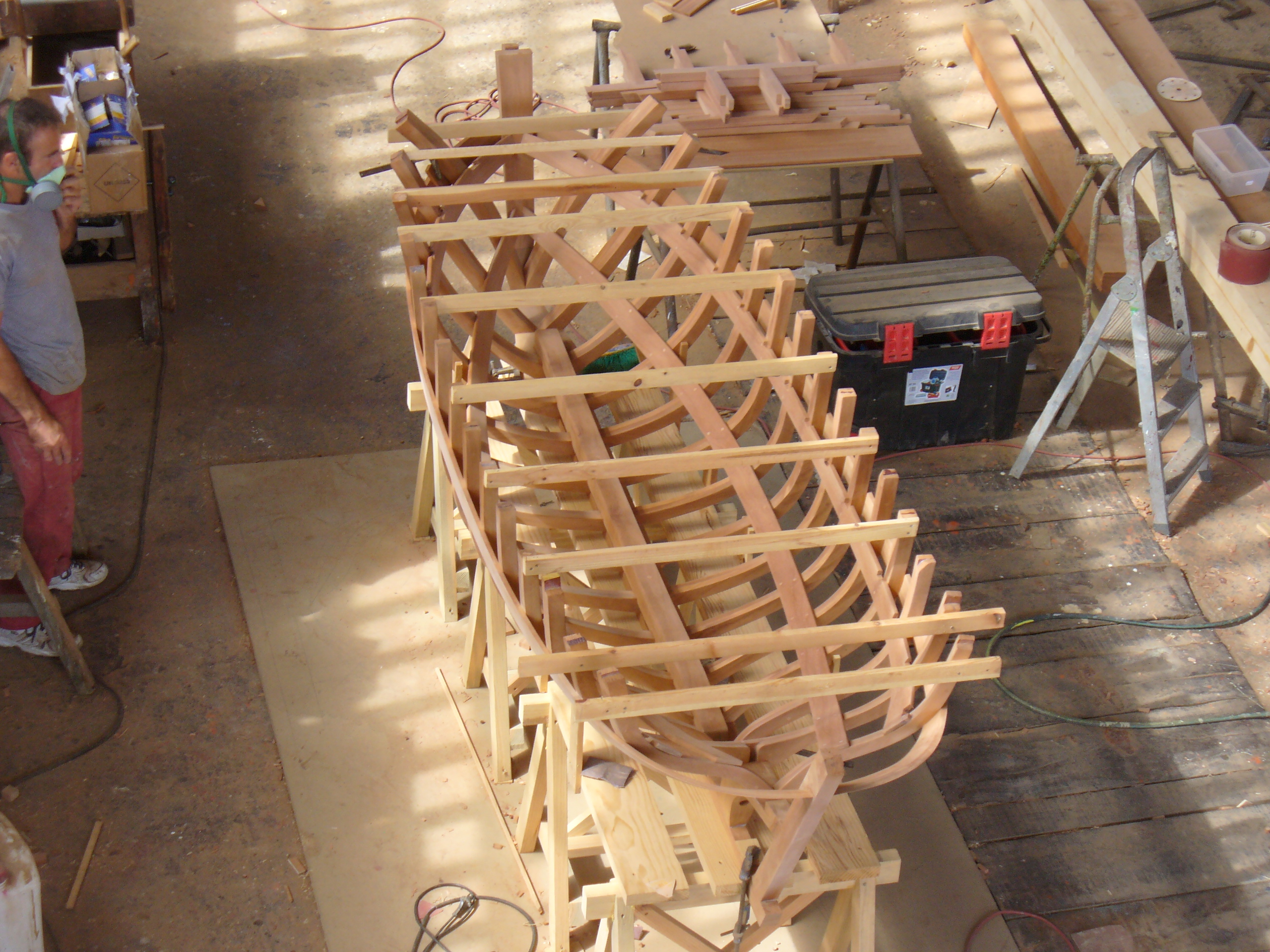 Mesa a partir de maqueta de galeón