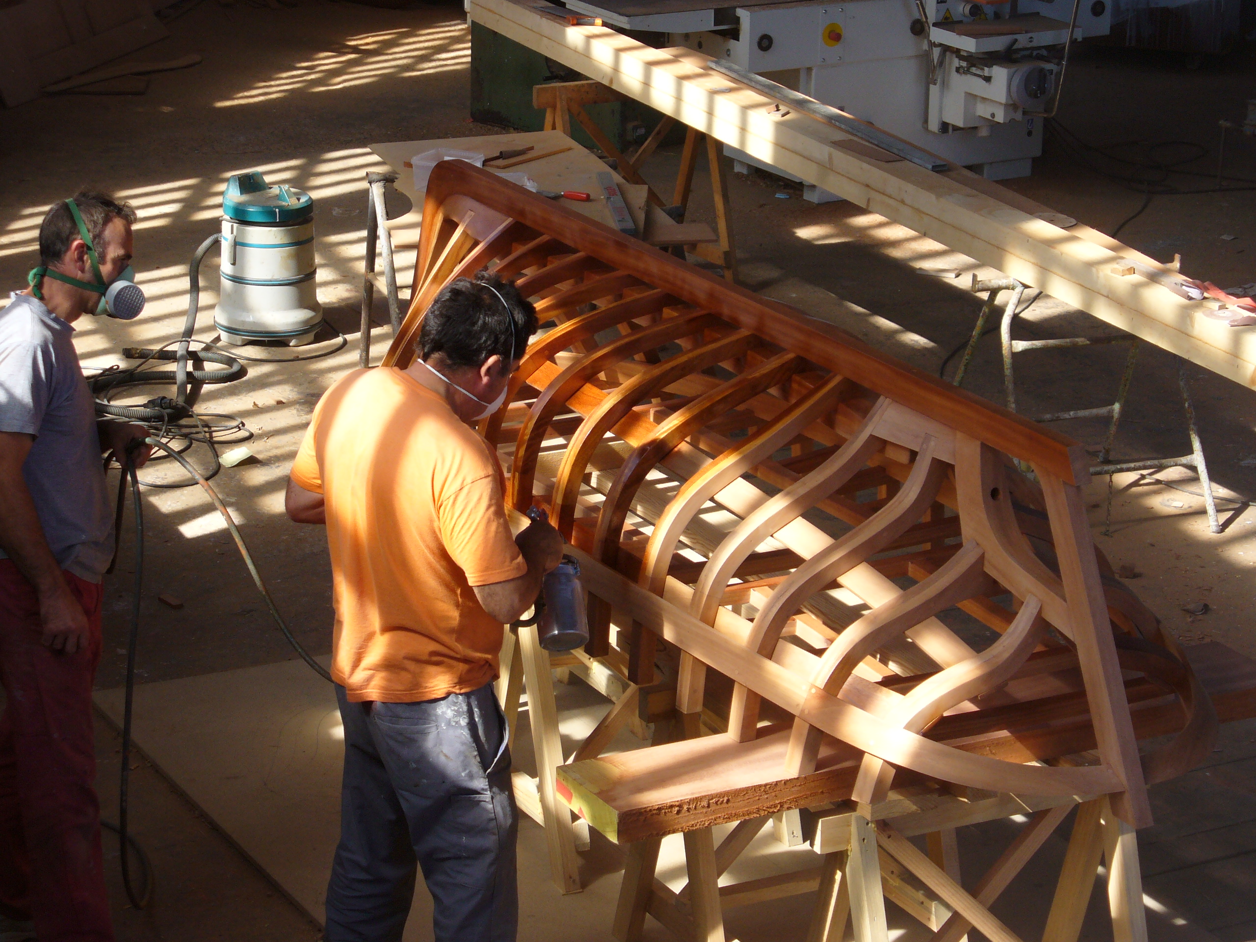 Mesa a partir de maqueta de galeón