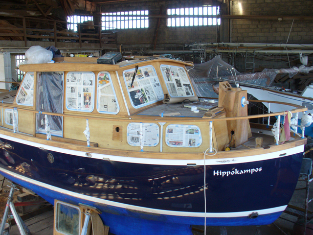 Aplicación de Coelan en Nauticat 33