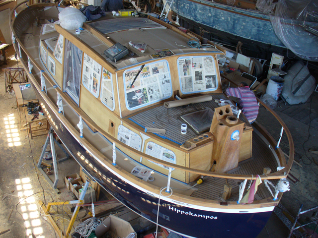 Aplicación de Coelan en Nauticat 33