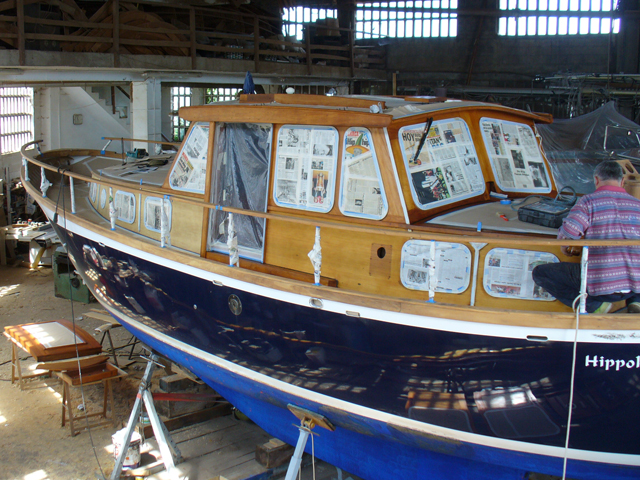 Aplicación de Coelan en Nauticat 33