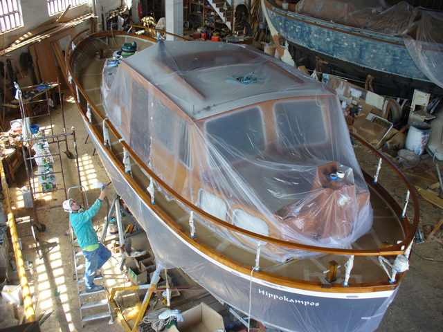 Aplicación de Coelan en Nauticat 33