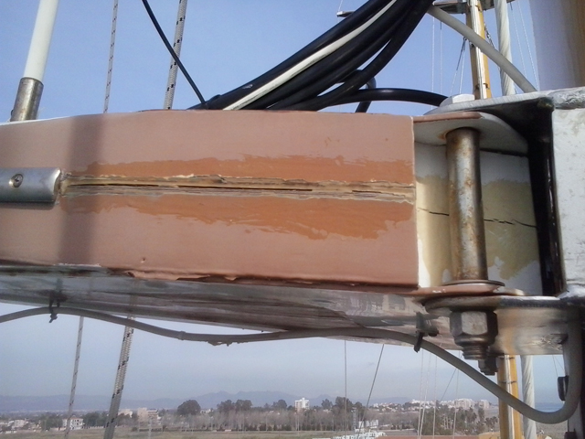 Schooner Fleurtje, revisión de mástiles